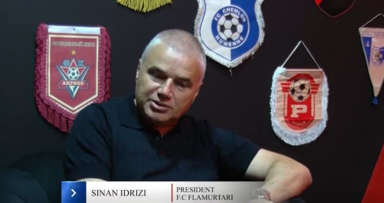 “Futbolli në Shqipëri si një luftë bandash”, shpërthen presidenti i Flamurtarit, Sinan Idrizi: Përgjegjësi e Armando Dukës!