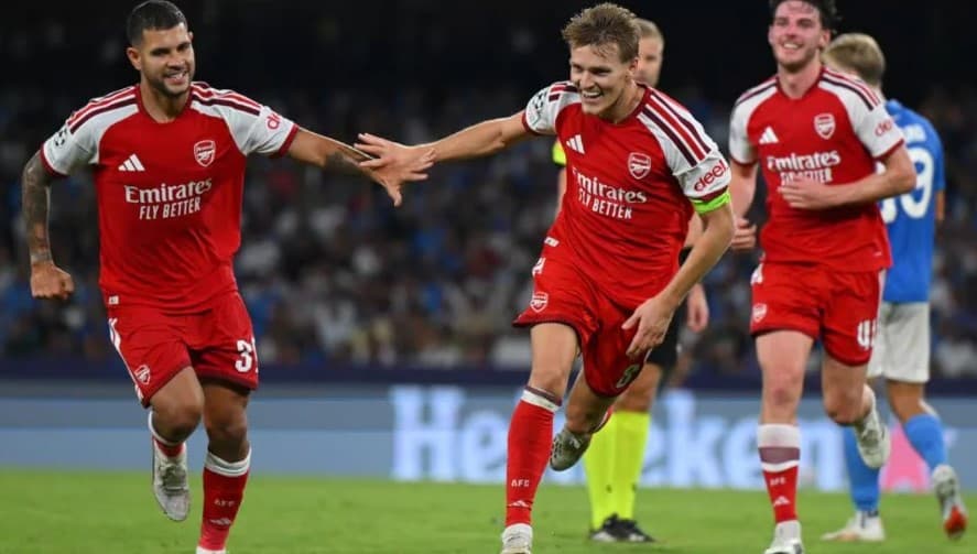 Champions League/ Arsenal e nis aty ku e la, fiton ndaj Napolit në stadiumin “Maradona” me golin e Odegaard në fund (VIDEO)