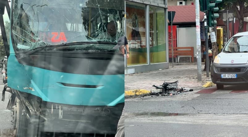 FOTO/ Aksident i frikshëm në kryqëzimin e rrugës “Bardhyl”, urbani i Linzës përplaset me një fuoristradë dhe bëhen copash! Raportohet se…