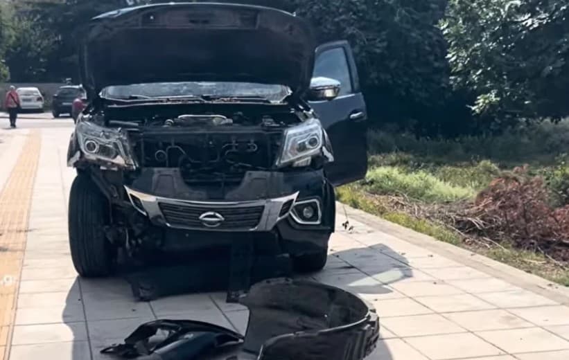 VIDEO/ Arratisja e shqiptarit në Greqi, edhe një i dytë tentoi por u ndalua! Ky është automjeti i aksidentuar i autorëve! Gjendet dhe arma, zbulohen pamjet