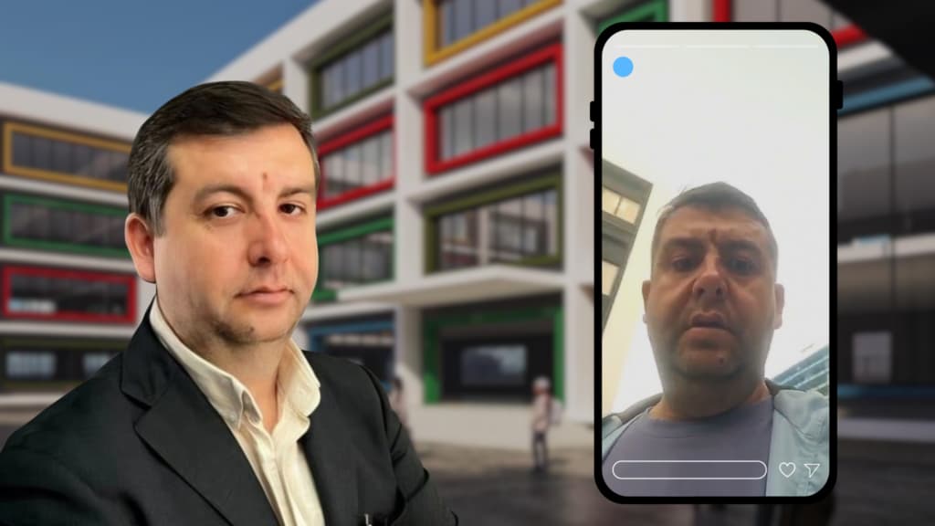 VIDEO/ 47-vjeçari që dha alarmin për bombë te ‘Emin Duraku’ filmoi veten: Të shohim për sa do vijë Policia…