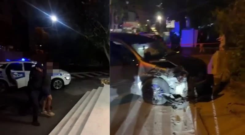FOTO/ Përplasi 4 mjete gjatë arratisjes nga Policia, në pranga 30-vjeçari që vodhi makinën dhe rrezikoi jetën e qytetarëve në Durrës!