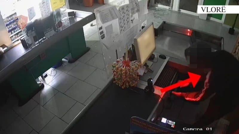 Vlorë/ Vodhi kasën e supermarketit pasi theu xhamin, arrestohet 32-vjeçari