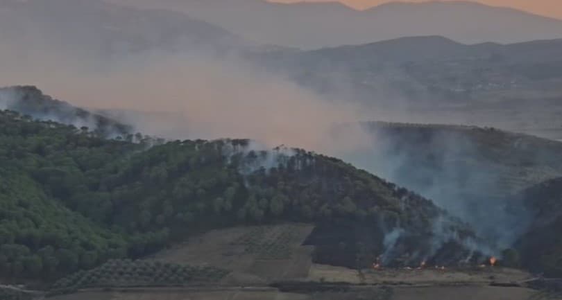 Vihen nën kontroll flakët në Kreshpan të Fierit, shoqërohen në komisariat 3 persona të dyshuar!