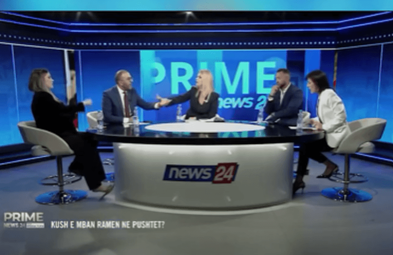 VIDEO / “Balluku ju zhveshi në Fier, ju la me gjysmë mandati”, gazetarja përplaset me Bardhin LIVE në emision