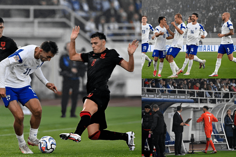 Shqipëria nis me gol, por kartoni i kuq i Berishës përmbys gjithçka! Finlanda mposht kuqezinjtë 2-1 në Helsinki