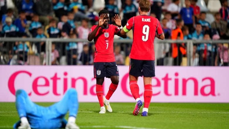 Anglia shkatërron Kroacinë, 7 gola në 90 minuta, Kane e Saka shënojnë dopietë!