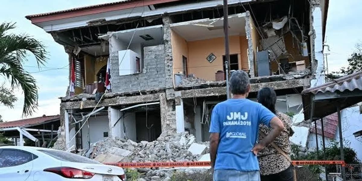 Tërmet me magnitudë 7.7 godet Panamanë, dëmtohen ndërtesa dhe shemben pjesë të objekteve