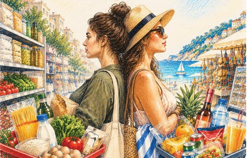 Dy anët e konsumit, shqiptarët dominojnë me makarona e oriz, turistët me ushqime të gatshme e alkool