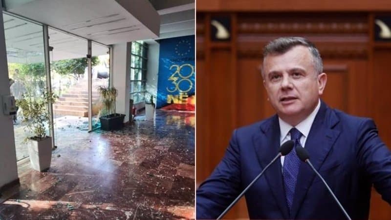 Sulmi ndaj selisë së PS-së / Balla akuzon Berishën: Largo urgjent njerëzit që çove aty! Janë të paguar nga ti dhe duart e huaja