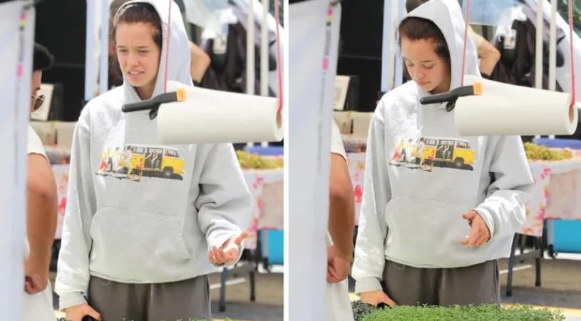 E bija e aktores Angelina Jolie tërheq vëmendjen në rrugët e Los Angeles, ngjashmëria me të ëmën bie në sy