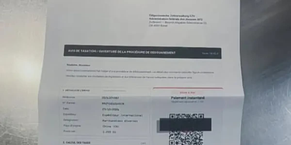 Alarm në Zvicër: Mashtruesit dërgojnë letra të falsifikuara në emër të Doganave, qytetarëve u kërkohet pagesë përmes QR-kodit